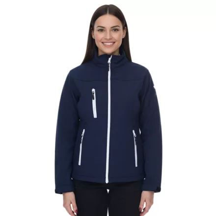 SANTINO női vízlepergető softshell dzseki, kültéri dzseki, hétköznapi dzseki 1018311 kék Méret:XS