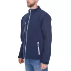 SANTINO softshell dzseki vízlepergető kültéri dzseki férfiaknak vagy nőknek hétköznapi dzseki kék vagy fekete színben Méret:L