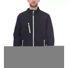 SANTINO softshell dzseki vízlepergető kültéri dzseki férfiaknak vagy nőknek hétköznapi dzseki kék vagy fekete színben Méret:L