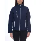 SANTINO softshell dzseki vízlepergető kültéri dzseki férfiaknak vagy nőknek hétköznapi dzseki kék vagy fekete színben Méret:M
