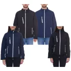 SANTINO softshell dzseki vízlepergető kültéri dzseki férfiaknak vagy nőknek hétköznapi dzseki kék vagy fekete színben Méret:S