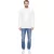 farmer Project férfi kötött Pulóver  a subtle minta, pamut Pulóver, winter Pulóver, hosszú-sleeved Ing DP-10023-073 590 fehér Méret: S