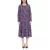 Aniston Casuals női nyári ruha állatmintás maxi ruha 3172 5116 fekete/lila/kék Méret:36