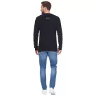 farmer Project férfi kötött Pulóver  subtle minta pamut Pulóver winter Pulóver hosszú-sleeved Ing DP-10023-073 fehér vagy fekete Méret: S