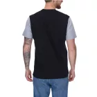 STAPLE férfi póló trendi pamut Ing  nagyméretű márka lettering elülső oldalán 2208C7058 fekete Méret: XL