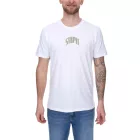 STAPLE Montrose férfi pamut Ing  nagyméretű bird vissza print póló kerek nyak Ing 2209C6996 fehér Méret: L