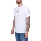 STAPLE Montrose férfi pamut Ing  nagyméretű bird vissza print póló kerek nyak Ing 2209C6996 fehér Méret: L