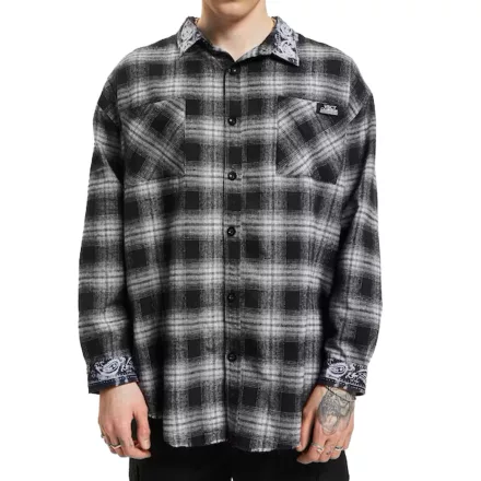 vsct Checked Flannel Individual férfi checked Ing  paisley minta lumberjack Ing 5643319 fekete/fehér Méret: M