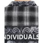 vsct Checked Flannel Individual férfi checked Ing  paisley minta lumberjack Ing 5643319 fekete/fehér Méret: M