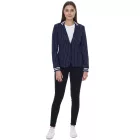 AjC blézer női business dzseki kabát Kabát  egy-gomb kivitel blézer Öltöny dzseki kabát Kabát 90509505 navy Méret: 32