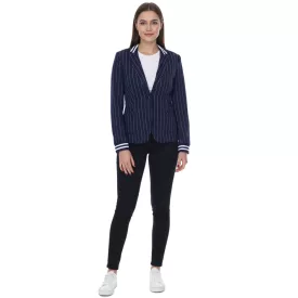  AjC blézer női business dzseki kabát Kabát  egy-gomb kivitel blézer Öltöny dzseki kabát Kabát 90509505 navy Méret: 38