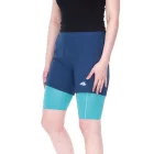 F2 kerékpáros nadrág fenntartható női mountain bike nadrág ülőpárnával 2 az 1-ben kerékpáros rövidnadrág 89267667 türkiz/kék Méret:34