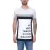 vsct My Tribute 1/2 férfi pamut póló  statement print kerek nyak Ing SS5641619 fehér Méret: L