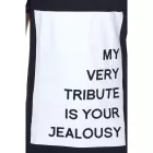 vsct My Tribute 1/2 férfi pamut póló  statement print kerek nyak Ing SS5641619 fehér Méret: S