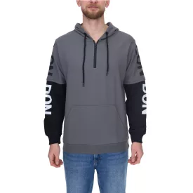   vsct LonDon 2In1 férfi pulóver in 2-in-1 Look pamut Hooded Pulóver 5643324 szürke/fekete Méret: S