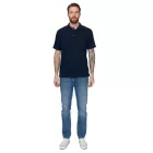 SANTINO Cws férfi simple polo Ing  pamut tartalom, nadrág-sleeved Ing, sötét kék Méret: XS