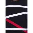 vsct férfi Longsleeve pamut Pulóver  Colored jelölők kerek nyak Pulóver hosszú újj Ing D5643062L fekete Méret: M
