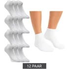 12 pár JACK & JONES Short Sock sportzokni, sportzokni, pamut negyedes zokni 12260511 fekete, szürke, fehér vagy vegyes színben Méret:35_38