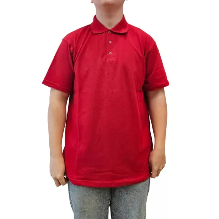 SANTINO Cws férfi simple polo Ing  pamut tartalom, nadrág-sleeved Ing, kék, zöld, fehér, piros vagy fekete Méret: S
