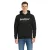 Ballin Est. 2013 férfi sustainable pulóver hooded Pulóver  logo print elülső oldalán HO-H00050 fekete Méret: S