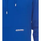 JACK & JONES Elegacy férfi pulóver Hooded Pulóver pamut Pulóver 12256534 kék Méret: M