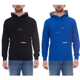   JACK & JONES Elegacy férfi pulóver hooded Pulóver pamut Pulóver 12256534 in fekete vagy kék Méret: M