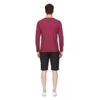 trendi férfi sztreccs bermuda rövidnadrág chino Sort Rövidnadrág vékony fit virágos pamut bermuda rövidnadrág Sort Rövidnadrág 913508 fekete Méret: 58
