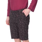 trendi férfi sztreccs bermuda rövidnadrág chino Sort Rövidnadrág vékony fit virágos pamut bermuda rövidnadrág Sort Rövidnadrág 913508 fekete Méret: 58