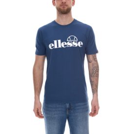   ellesse Fuenti póló férfi pamut Ing  Logo Print sport Ing SHP16469 kék Méret: S