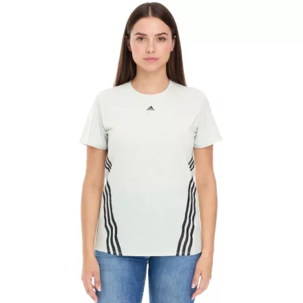 adidas női sustainable sport Ing, kerek nyak Ing, fitness Ing, sport Top, rövid ujjú Ing HK6976 zöld/fekete Méret: S