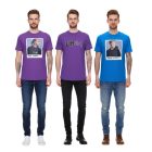 Mercedes-Benz AMG Petronas F1 MAPF1 portrait vagy logo férfi pamut Ing  George Russel print kerek nyak Ing 701222296-701222304 kék vagy lila Méret: S