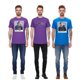   Mercedes-Benz AMG Petronas F1 MAPF1 portrait vagy logo férfi pamut Ing  George Russel print kerek nyak Ing 701222296-701222304 kék vagy lila Méret: XL