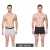 csomag of 2 Kappa férfi boxeralsó Sort Rövidnadrág  márka lettering és logo underpants 351K1JW ADK sötét szürke/világos szürke/piros Méret: XL