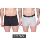 csomag of 2 Kappa férfi boxeralsó Sort Rövidnadrág  márka lettering és logo underpants 351K1JW ADK sötét szürke/világos szürke/piros Méret: XL