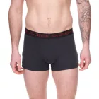csomag of 2 Kappa férfi boxeralsó Sort Rövidnadrág  márka lettering és logo underpants 351K1JW ADK sötét szürke/világos szürke/piros Méret: XL