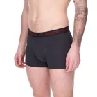 csomag of 2 Kappa férfi boxeralsó Sort Rövidnadrág  márka lettering és logo underpants 351K1JW ADK sötét szürke/világos szürke/piros Méret: XL