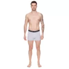 csomag of 2 Kappa férfi boxeralsó Sort Rövidnadrág  márka lettering és logo underpants 351K1JW ADK sötét szürke/világos szürke/piros Méret: XL