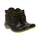 SPERRY Saltwater női csizma vízálló boka csizma cipő  ódi bőr és wave-siping technology STS88108 STS91176 fekete vagy barna Méret: 35_1_2