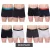 csomag of 2 Kappa férfi boxeralsó Sort Rövidnadrág  márka lettering és logo underpants in various colors such as fekete, szürke, anthracite és kék Méret: L