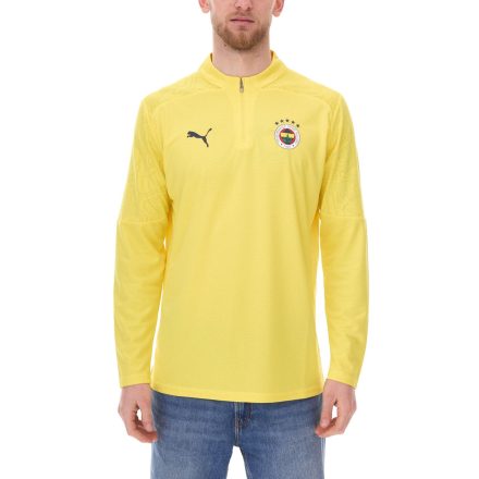 PUMA Fenerbahce Istanbul 1/4 cipzár Top férfi Training Ing sport Ing  DryCell 778123 11 sárga Méret: S