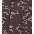 Cavallo de Ferro férfi parka terepmintás, őszi dzseki kapucnival, átmeneti dzseki CSJA002 zöld/fekete/piros Méret:S