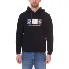 JACK & JONES férfi hooded Pulóver  pamut tartalom hosszú-sleeved Ing  colored jelölők 12262421 fekete, fehér, zöld vagy bézs Méret: S