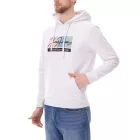 JACK & JONES férfi hooded Pulóver  pamut tartalom hosszú-sleeved Ing  colored jelölők 12262421 fekete, fehér, zöld vagy bézs Méret: S