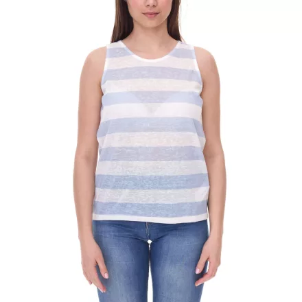 LTB Rezoco női tank Top, translucent summer Ing  blokk csíkok 24560534 világos kék/fehér Méret: XS