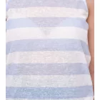 LTB Rezoco női tank Top, translucent summer Ing  blokk csíkok 24560534 világos kék/fehér Méret: XS