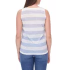 LTB Rezoco női tank Top, translucent summer Ing  blokk csíkok 24560534 világos kék/fehér Méret: XS