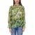 Aniston női summer blúz átlátszó chiffon blúz  all-over flower print 13940242 zöld/colorful Méret: 36