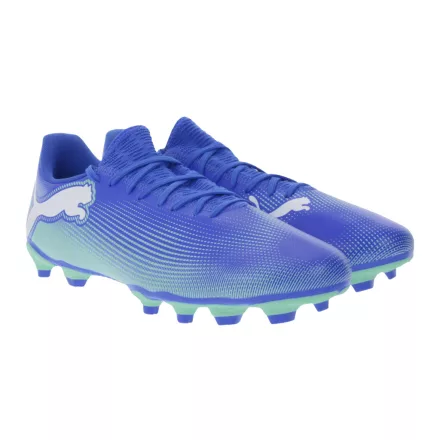 PUMA FUTURE 7 PLAY FG/AG football Cipő, training Cipő, sport Cipő, fűző-up Cipő, fitness kiegészítő 107939 01 kék/zöld Méret: 45