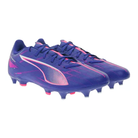 PUMA ULTRA 5 PLAY MxSG football csizma  fix fém díszgomb fűzős training Cipő sport Cipő fűző-up Cipő fitness kiegészítő 107904 01 lila/rózsaszín Méret: 43