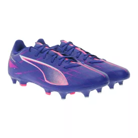   PUMA ULTRA 5 PLAY MxSG football csizma  fix fém díszgomb fűzős training Cipő sport Cipő fűző-up Cipő fitness kiegészítő 107904 01 lila/rózsaszín Méret: 47